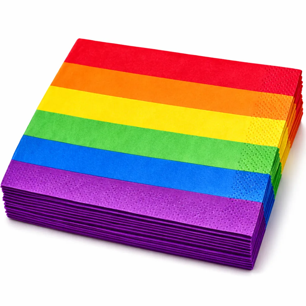 Regenbogen Servietten 20 Stück