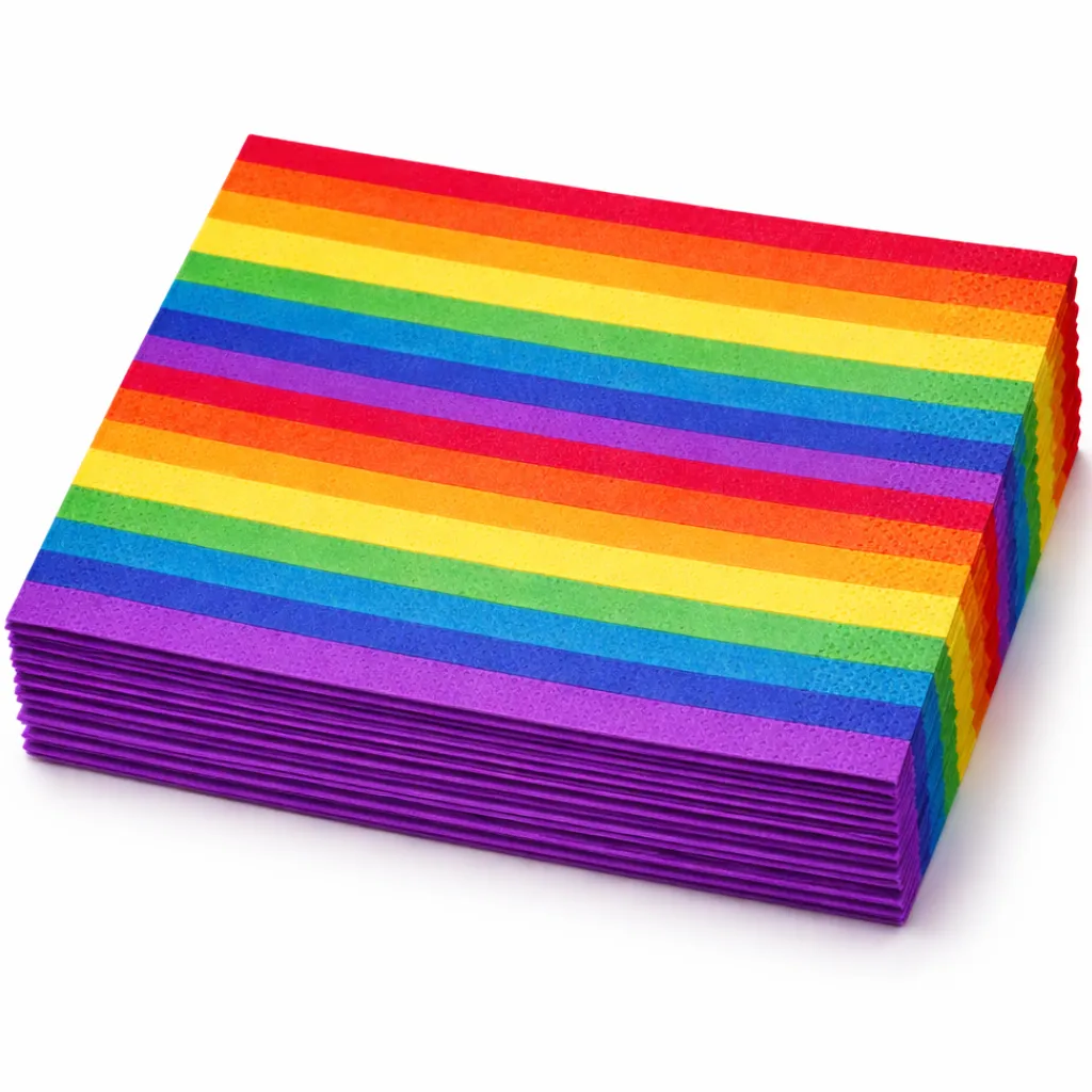 Regenbogen Servietten 20 Stück